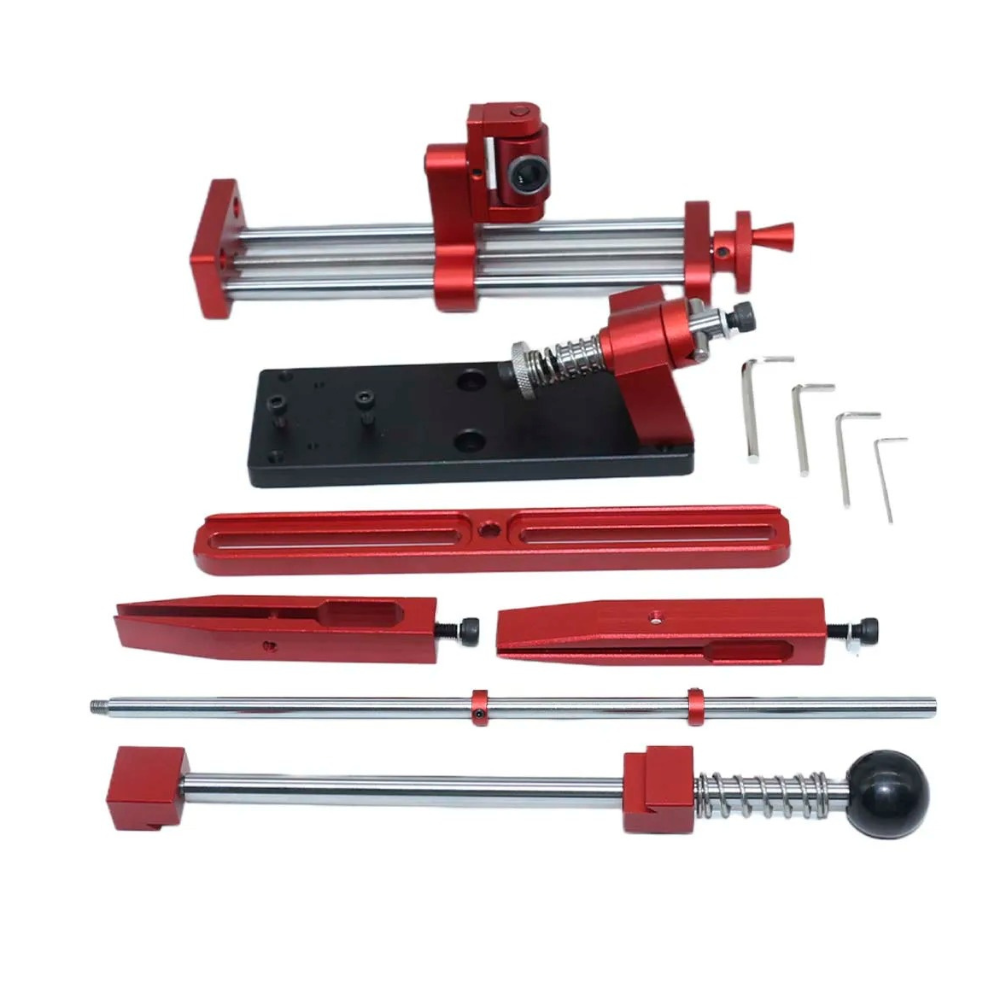 Kit d’affûtage professionnel à angle fixe avec système rotatif à 360° et pierres à aiguiser diamantées