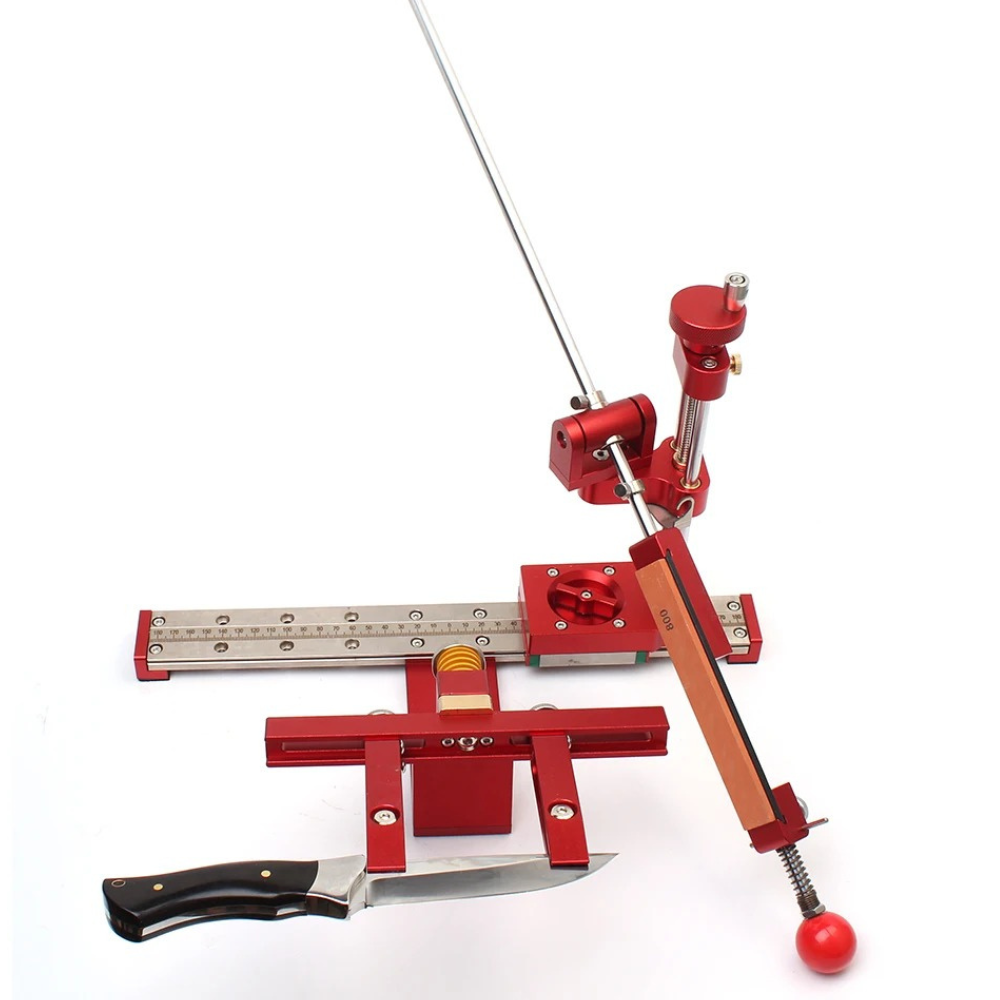 Cadre d'affûtage professionnel avec rail – Haute précision pour un affûtage parfait