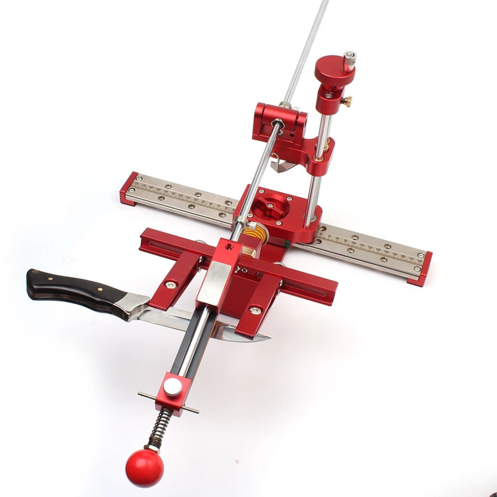 Cadre d'affûtage professionnel avec rail – Haute précision pour un affûtage parfait