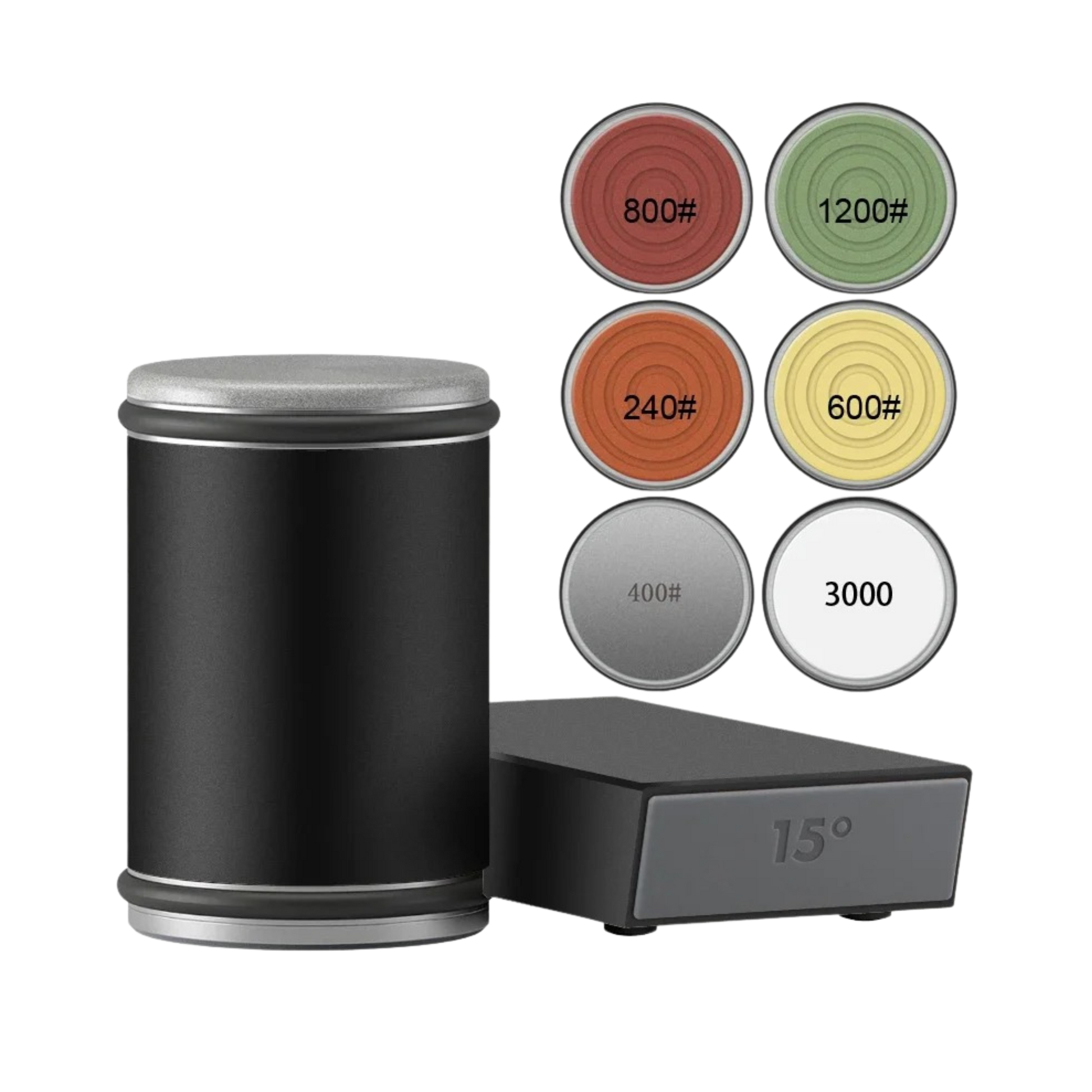 Aiguiseur de Couteaux à Roulettes avec Pierres en Diamant et Pierres à Aiguiser