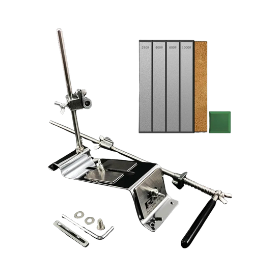 Bloc Aiguiseur de Couteaux Professionnel avec Guides d'Affûtage