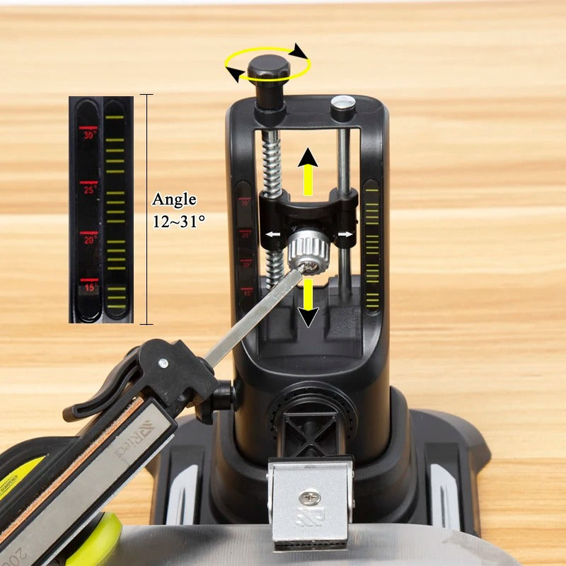 RUIXIN PRO - Affûteur de Couteaux en Alliage d'Aluminium avec Système d'Affûtage Avancé